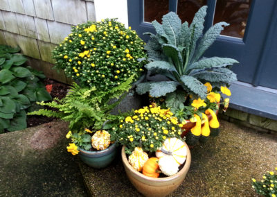 Fall container arrangement.